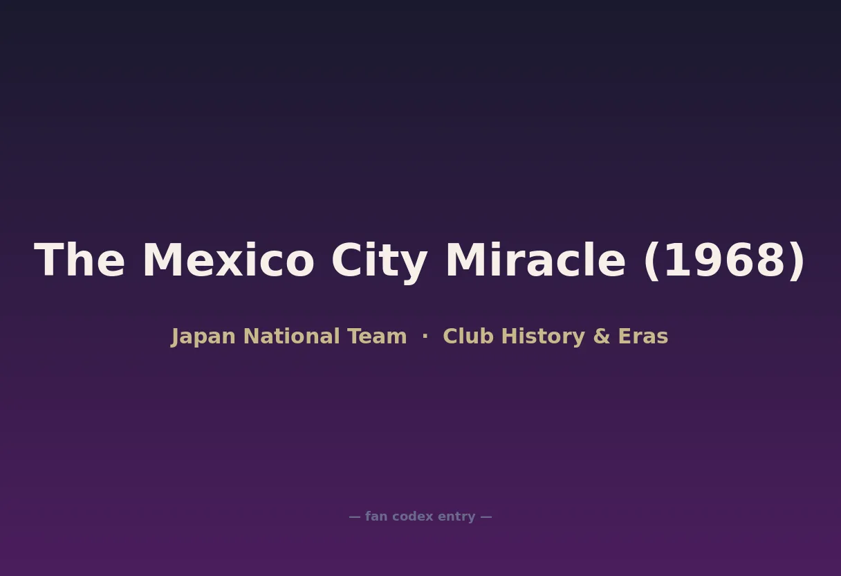The Mexico City Miracle (1968)