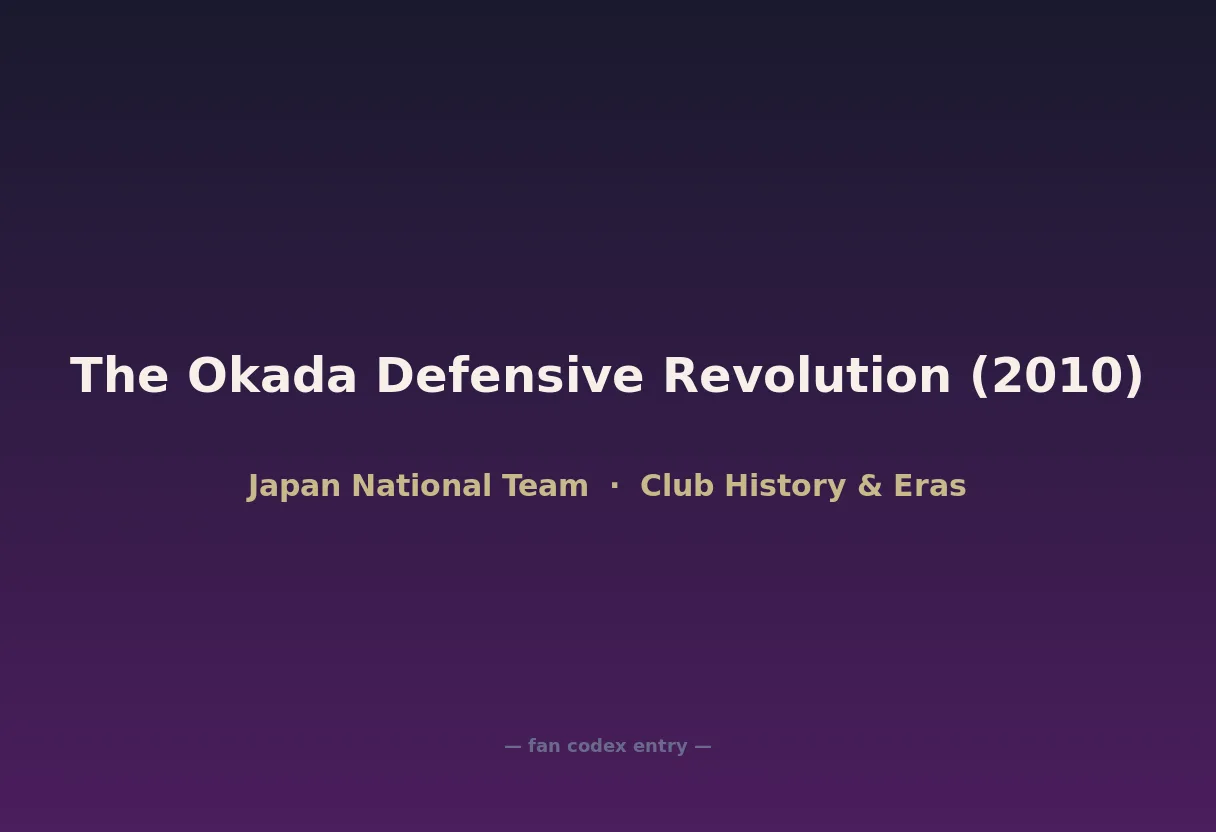 The Okada Defensive Revolution (2010)