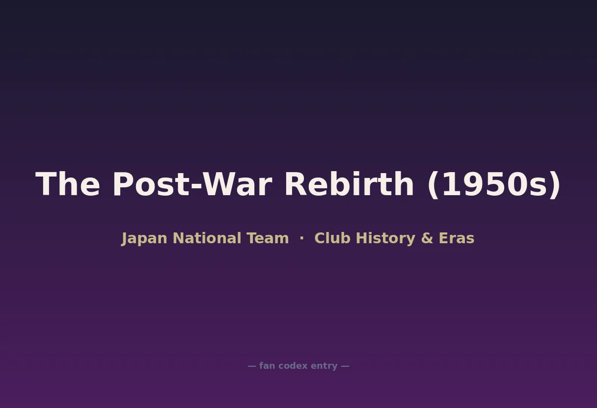 The Post-War Rebirth (1950s)