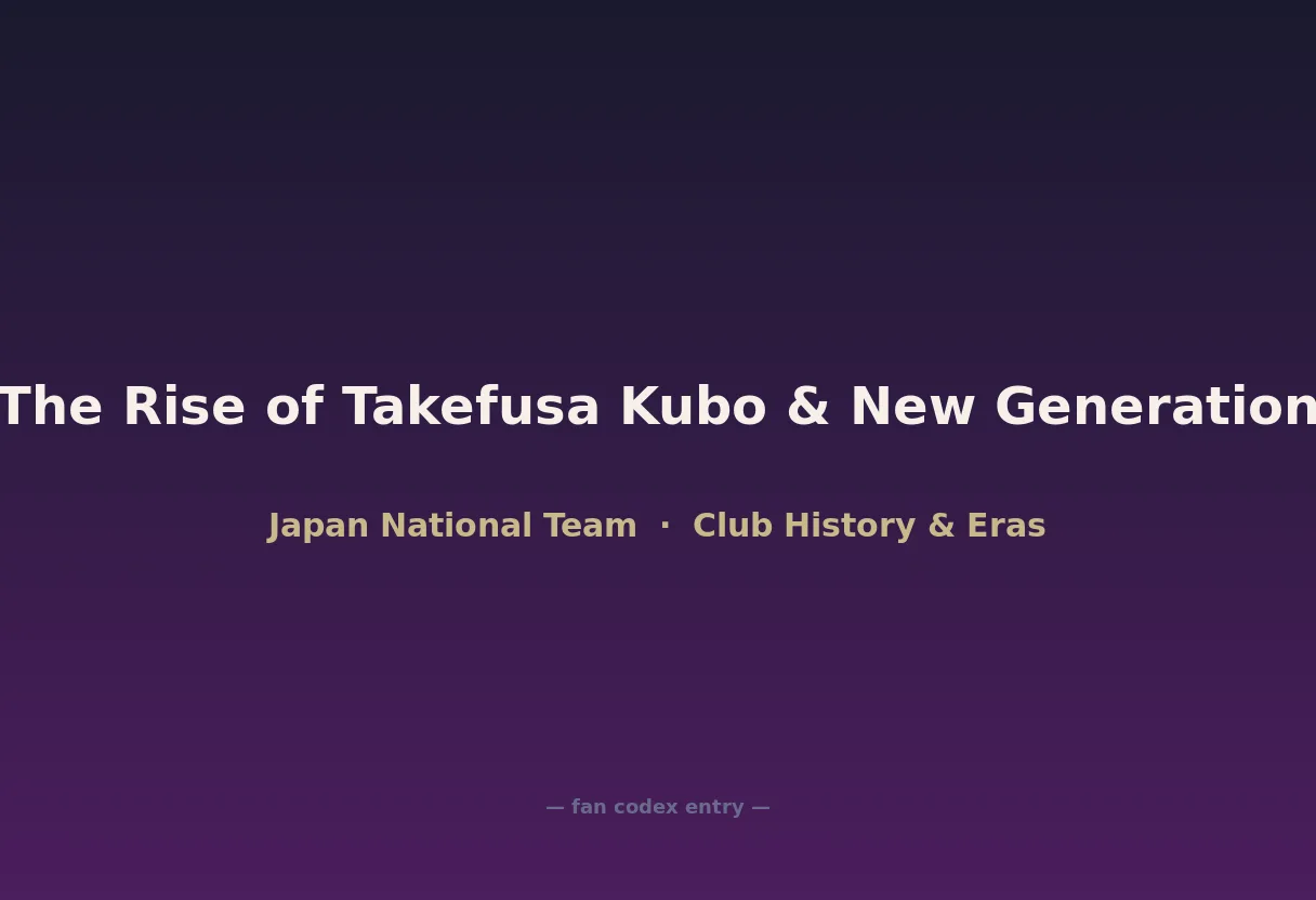 The Rise of Takefusa Kubo & New Generation