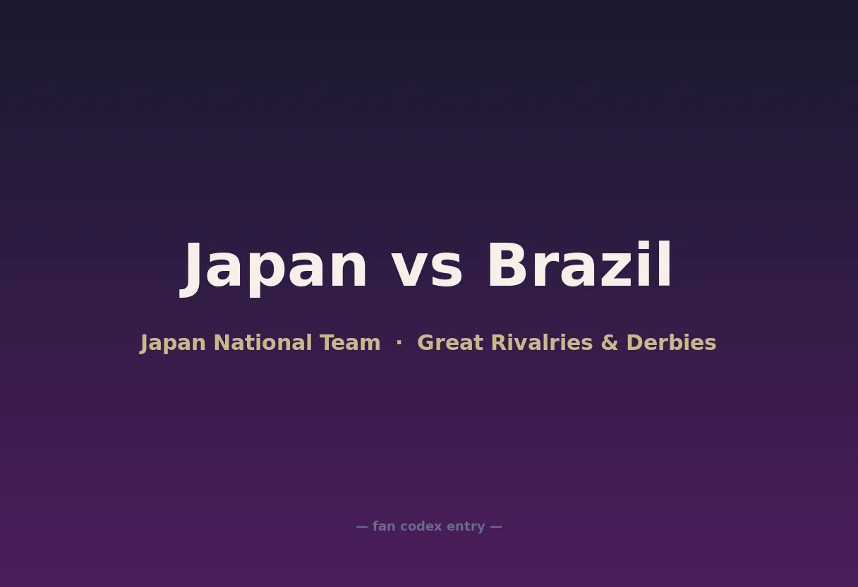 Japan vs Brazil