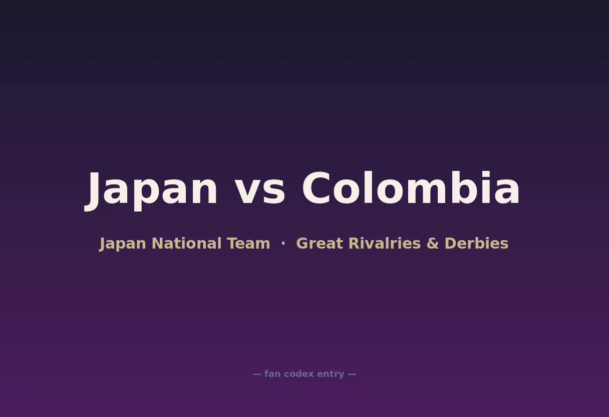 Japan vs Colombia