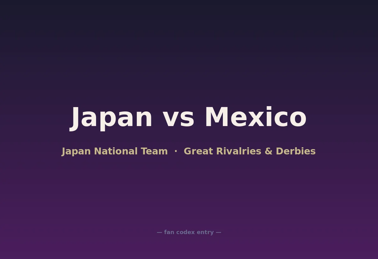 Japan vs Mexico