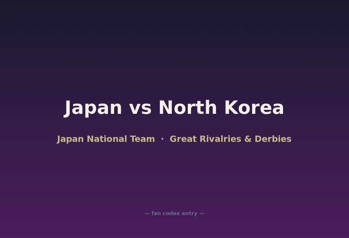 Japan vs North Korea