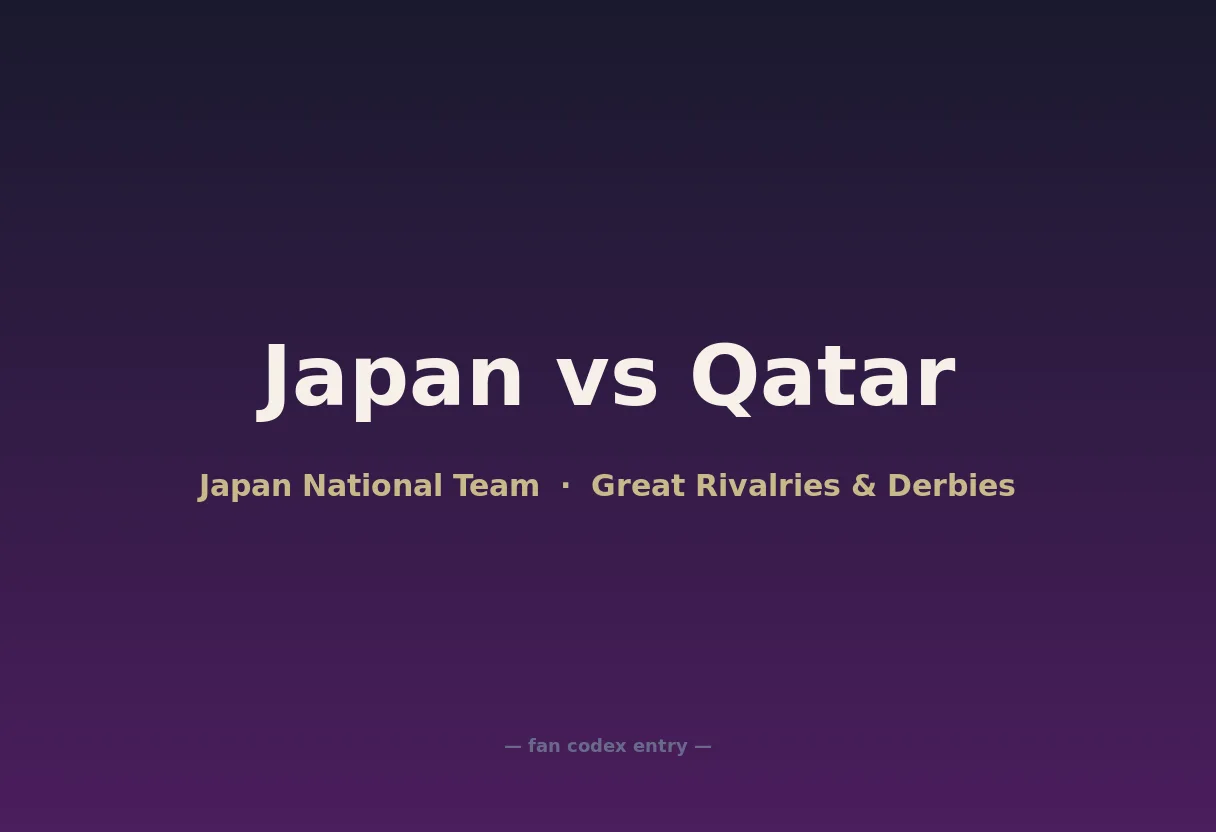 Japan vs Qatar