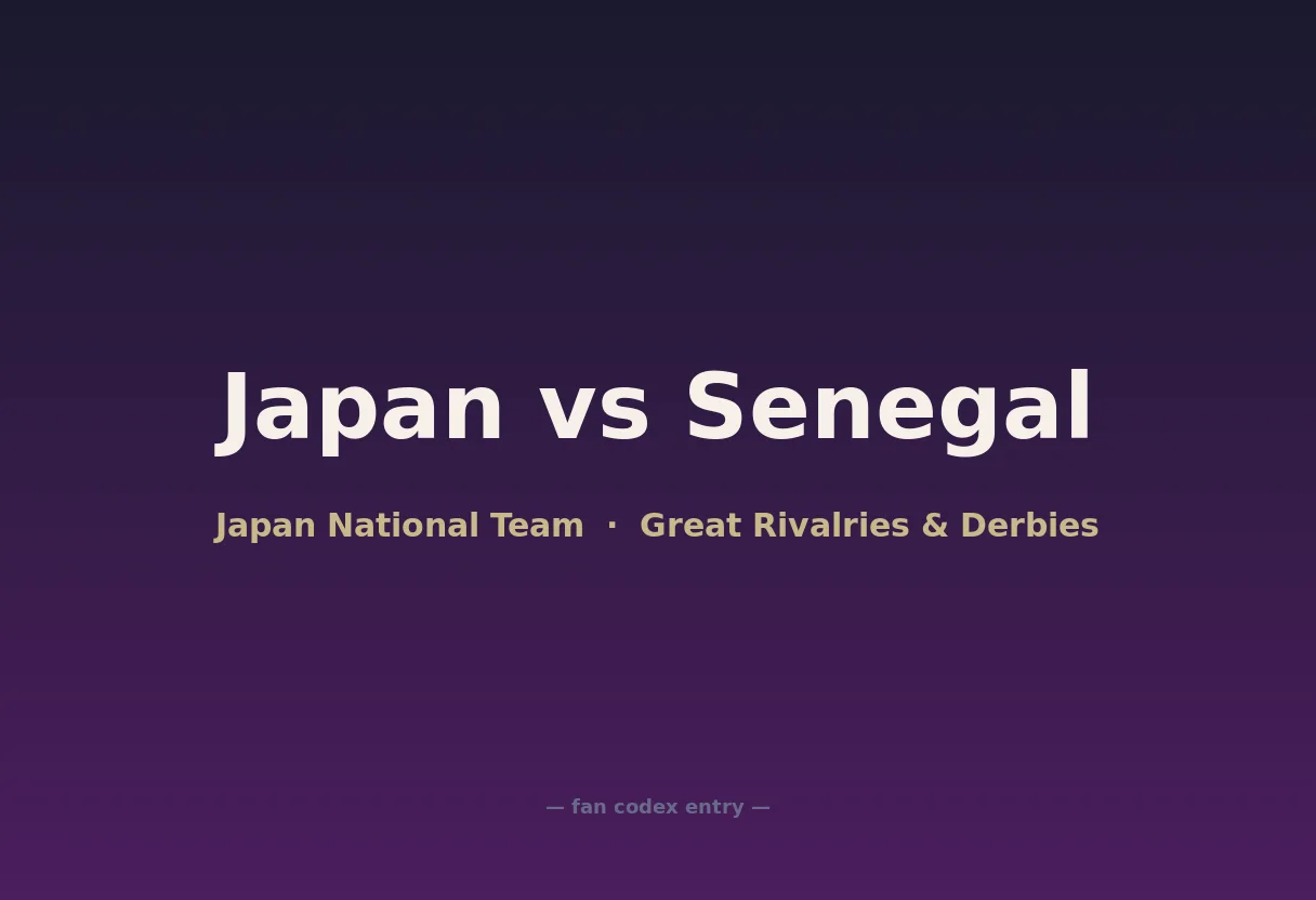 Japan vs Senegal