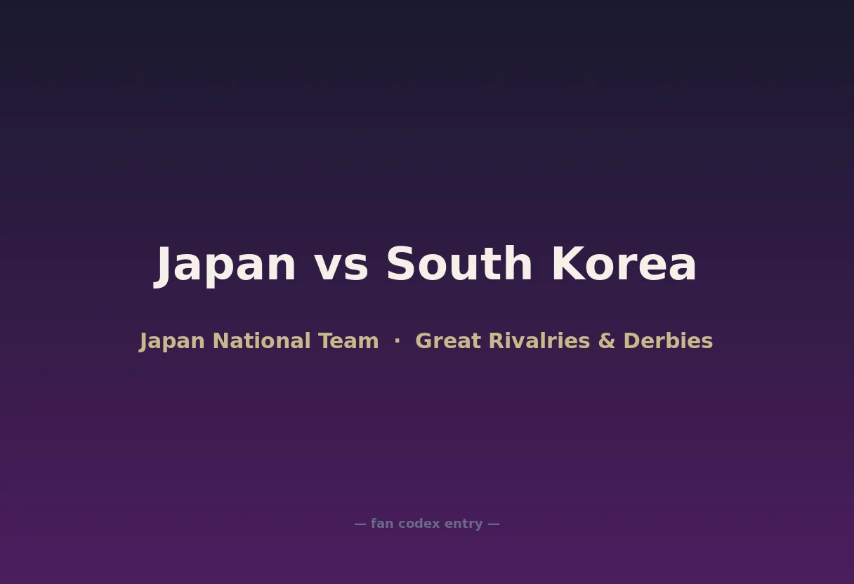 Japan vs South Korea